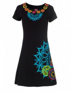 Short rosettes dress 2