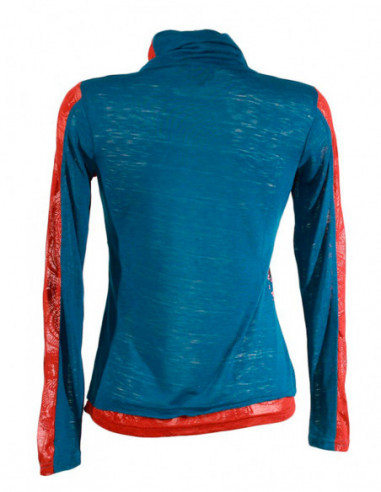 T-shirt manches longues col roulé