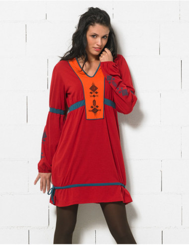Celtic ethnic tunic with motifs
