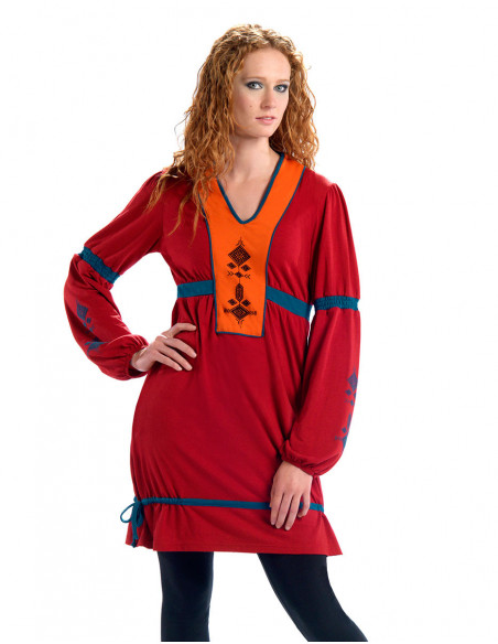 Celtic ethnic tunic with motifs