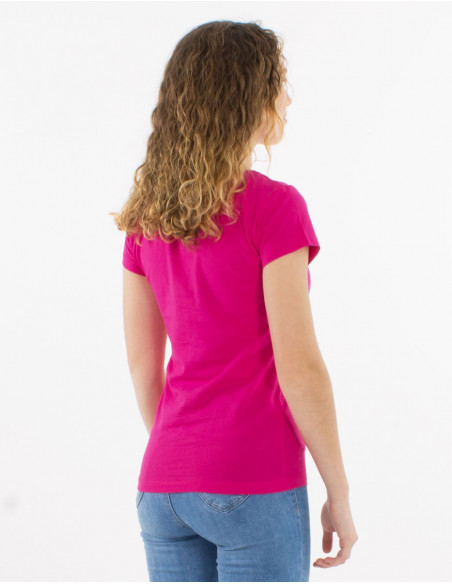 Basic plain short sleeve t-shirt