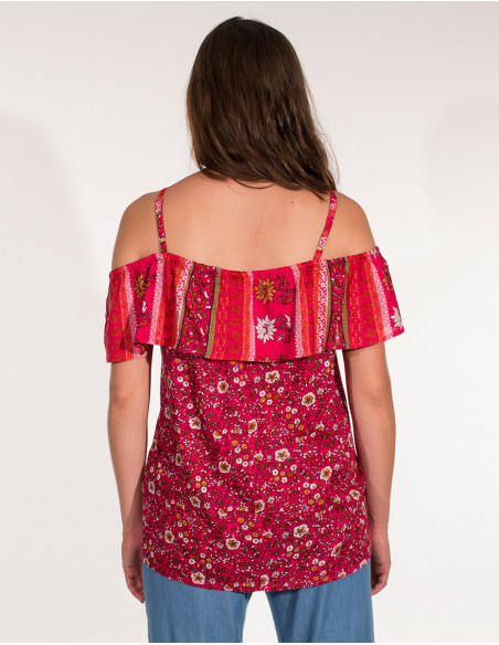 Blouse originales à épaules nues