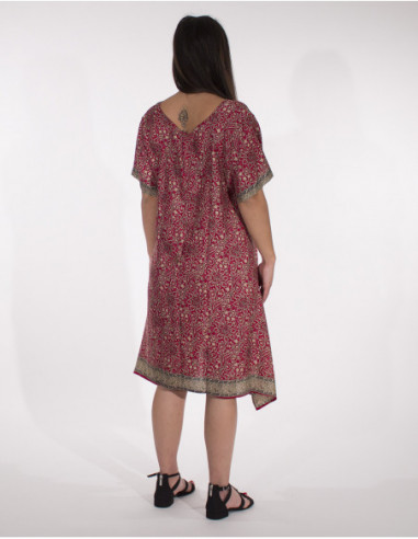 Robe courte asymétrique