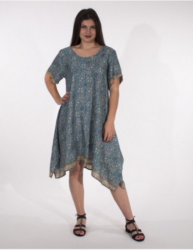 Women's beach dress back with baba cool print