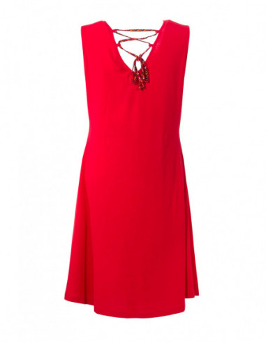 Original short dress with laced back