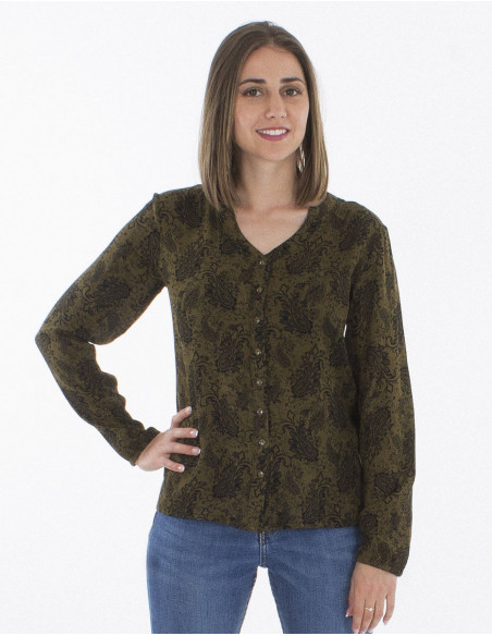 Women's crepe blouse