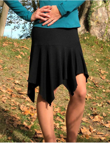 Winter dance style mesh skirt