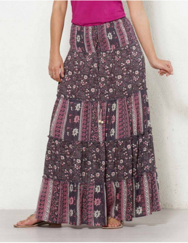 Light and bohemian long skirt