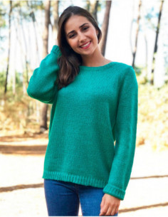 Pull uni aux touches scintillantes