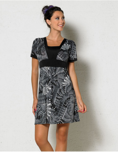 Two-tone dress