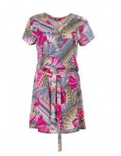 Bird print short dress 2