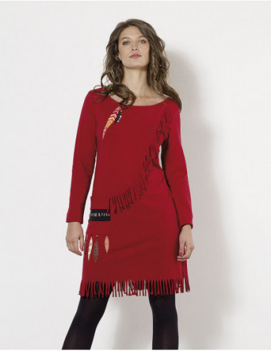 Robe originale gypsy à franges