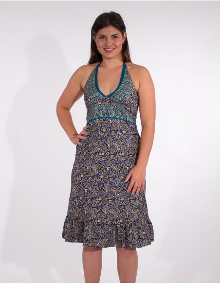 Robe courte dos nu sari