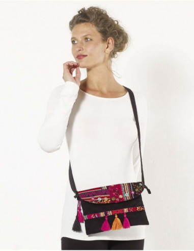 Chic and ethnic clutch bag