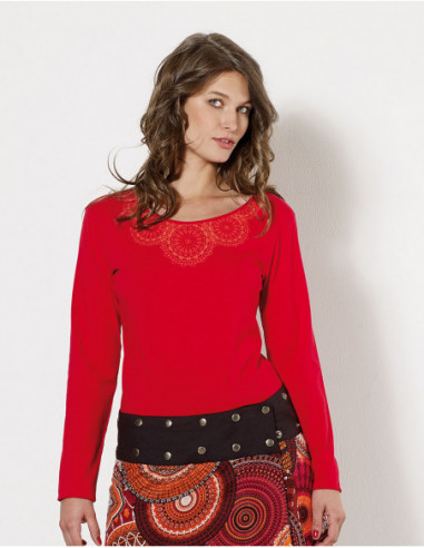 Tee-shirt femme basique en jersey