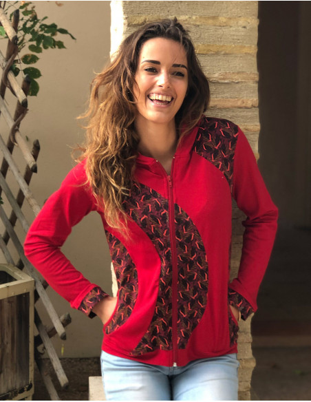 Women's colourful casual jacket