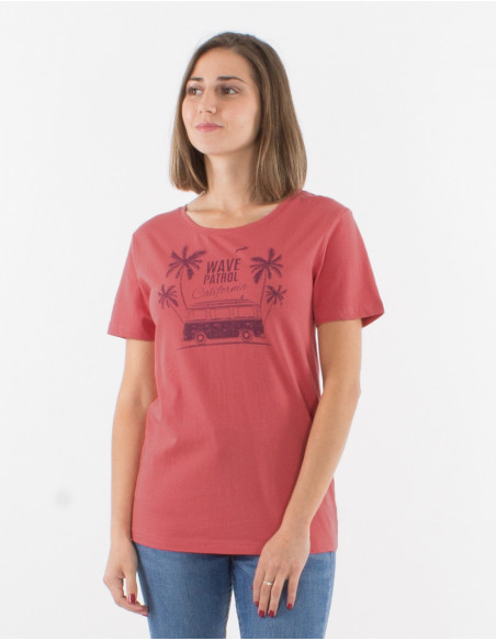 Tee-shirt en coton motif boho Palm