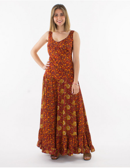 Indie chic long dress