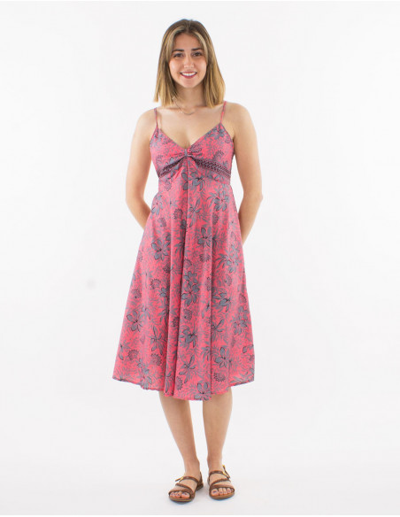 Mid-length flowing summer bohemian chic