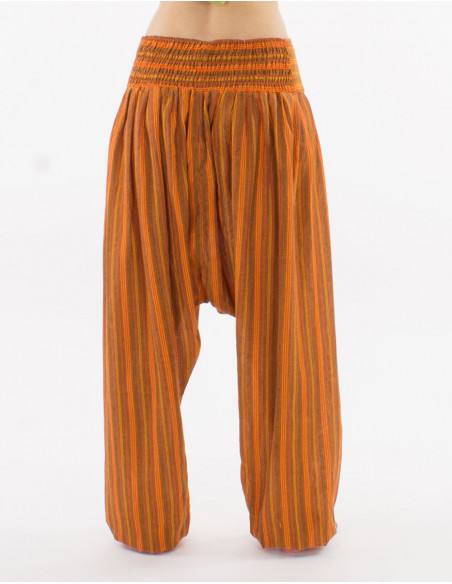 Striped Nepalese sarouel pants