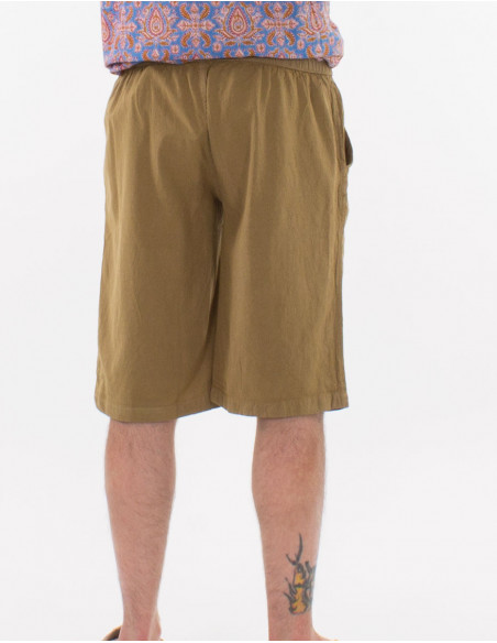 Basic cotton Bermuda shorts