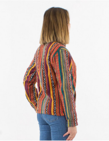 Veste courte ethnique et originale