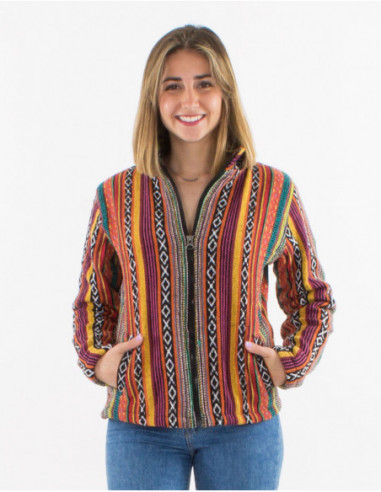 Veste courte ethnique et originale