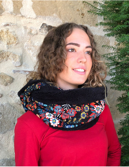 Original baba cool hooded tube scarf for women