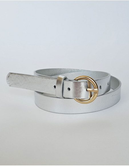 Basic gold buckle belt
