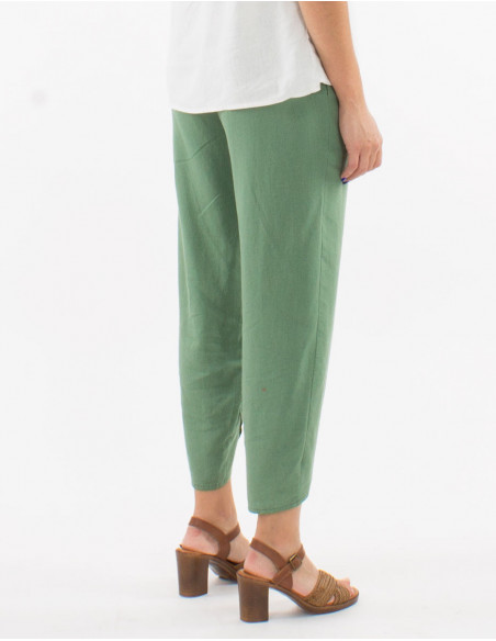 Elasticated waistband trousers