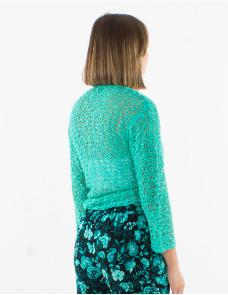 Veste légère ajourée