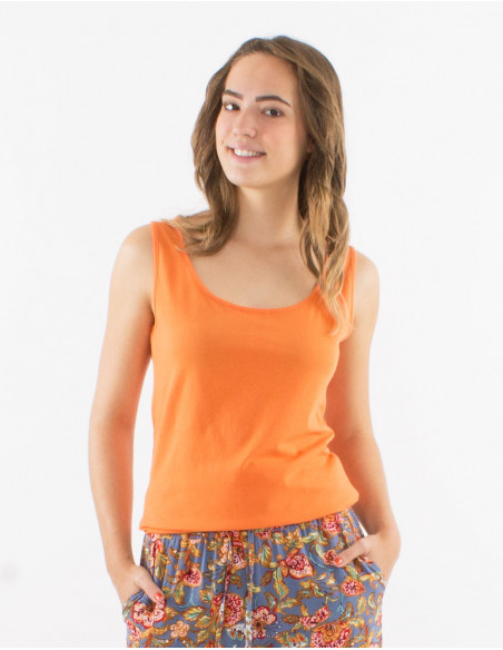 Basic plain tank top