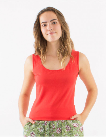 Basic plain tank top