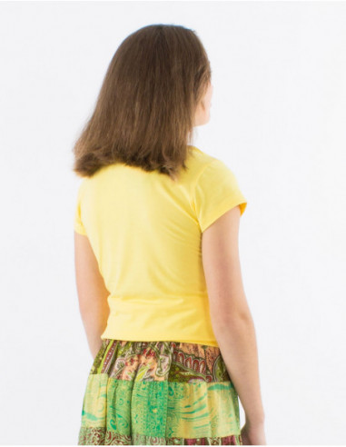 Basic plain short sleeve t-shirt