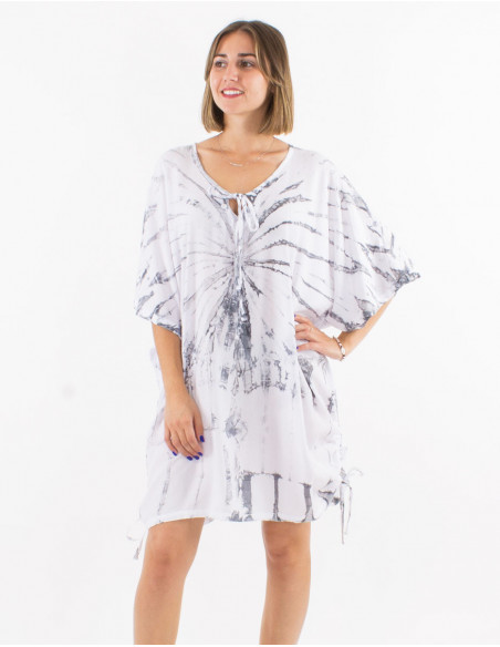 Tie & Dye cool baba long blouse