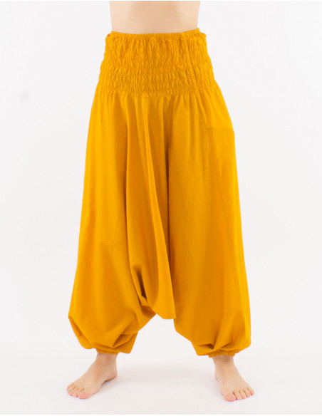 Basic cotton low-rise saroual