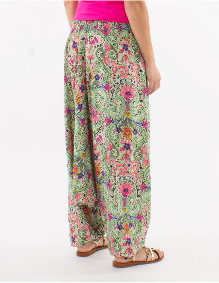 3-in-1 original floral cashmere saroual