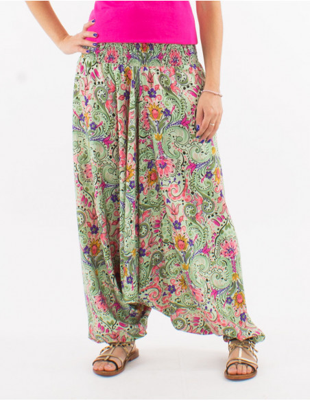 3-in-1 original floral cashmere saroual