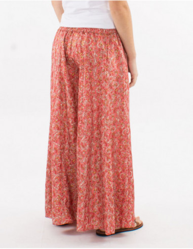 Original gold cashmere wide-leg pants