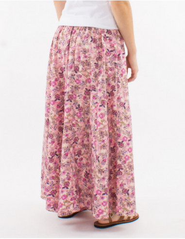 Romantic floral oversized pants