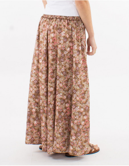 Romantic floral oversized pants
