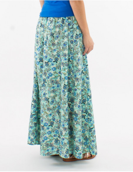 Romantic floral oversized pants