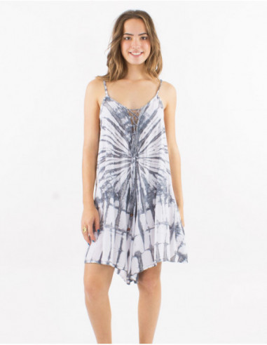 Combishort oversize hippie Tie and Dye