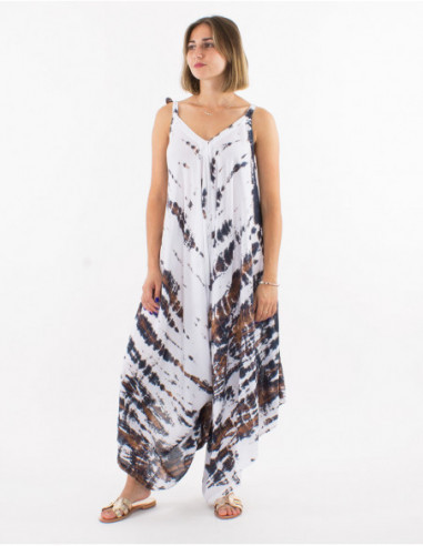 Tie and Die beach pant jumpsuit