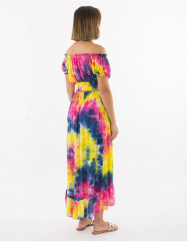 Ensemble crop top jupe Tie and Dye