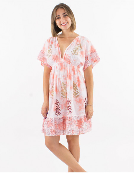 Robe de plage Tie and Dye