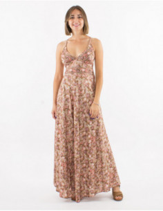 Bohemian backless criss-cross dress