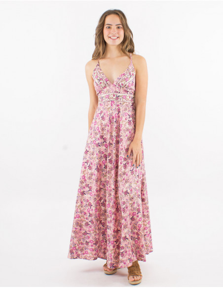 Bohemian backless criss-cross dress