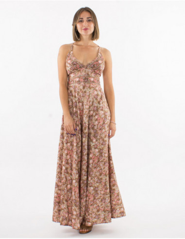 Bohemian backless criss-cross dress