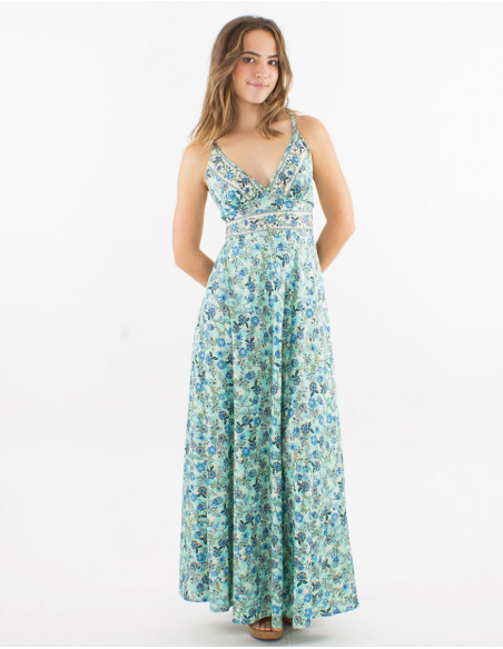 Bohemian backless criss-cross dress